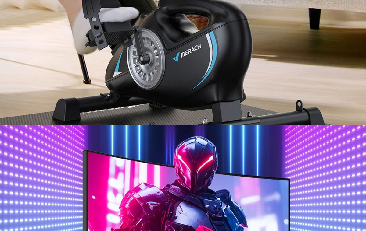 Van itt egy edző gép, ha asztal előtt vagy és egy hihetetlenül olcsó 34" monitor