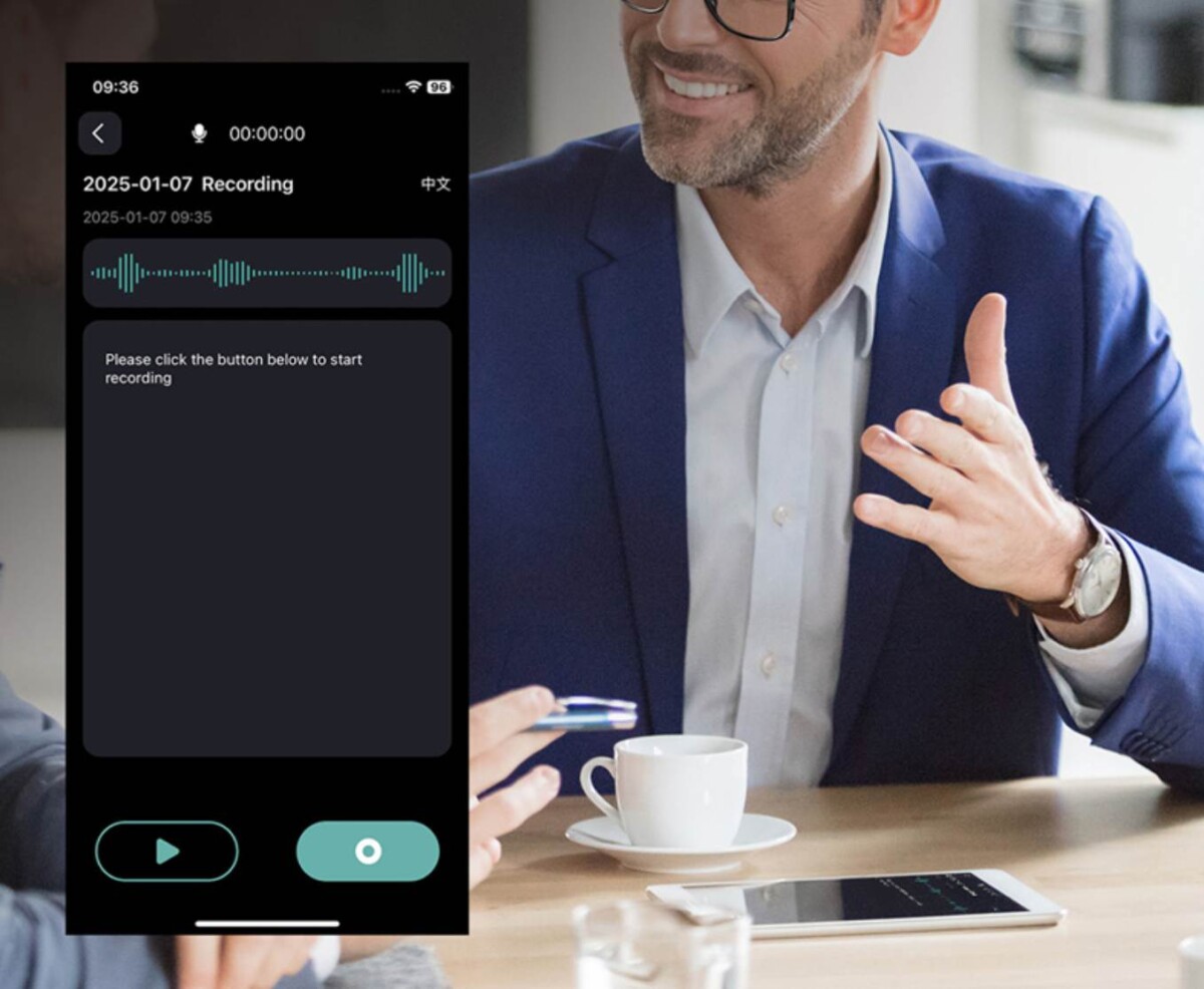 AI szemüveg hang jegyzet