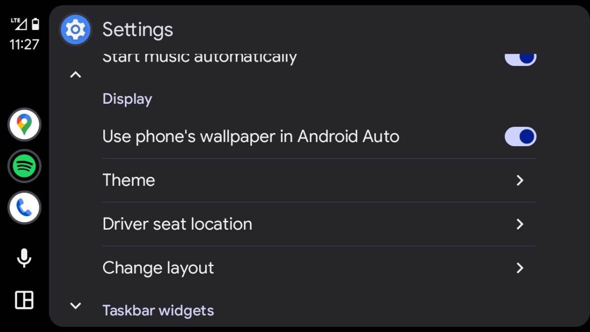 Android Auto új világos téma