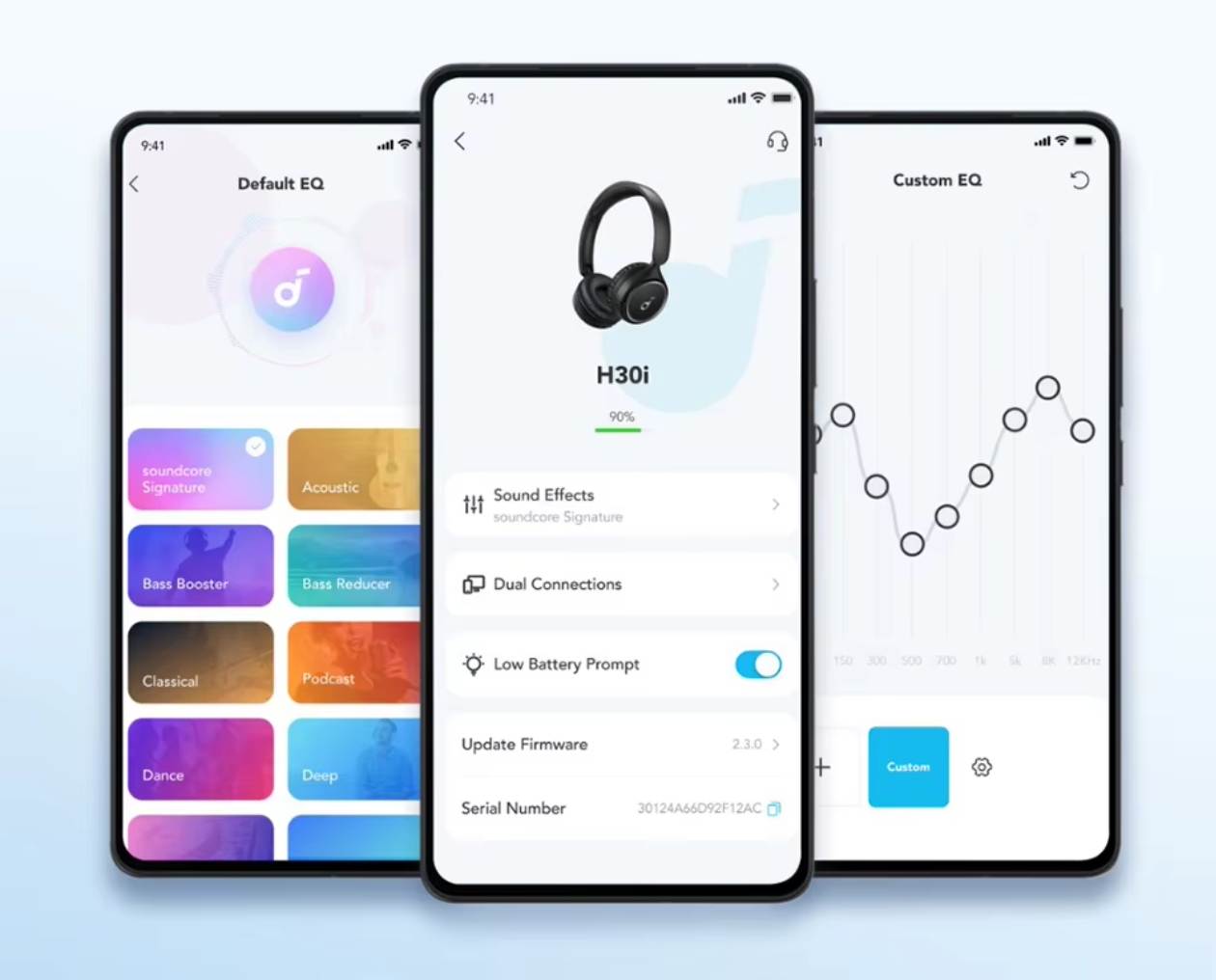 Anker Soundcore H30i equalizer