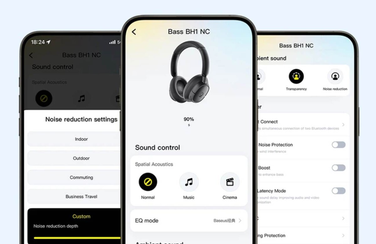 Baseus EH10 NC okos fejhallgató