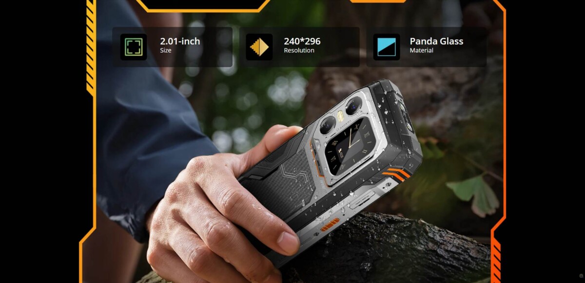 Blackview XPLORE 1 hátlapi kijelző