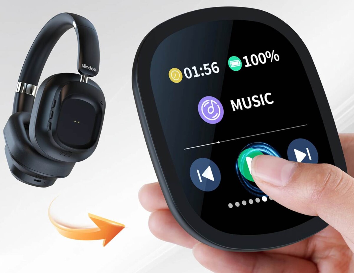 Bluetooth fejhallgató kijelző mint távirányító