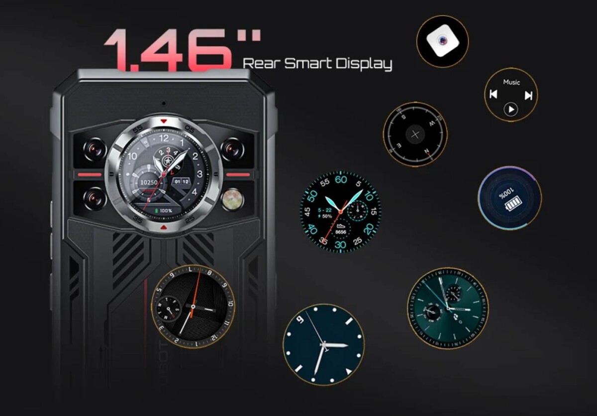 Cubot KingKong 11 hátlapi kijelző