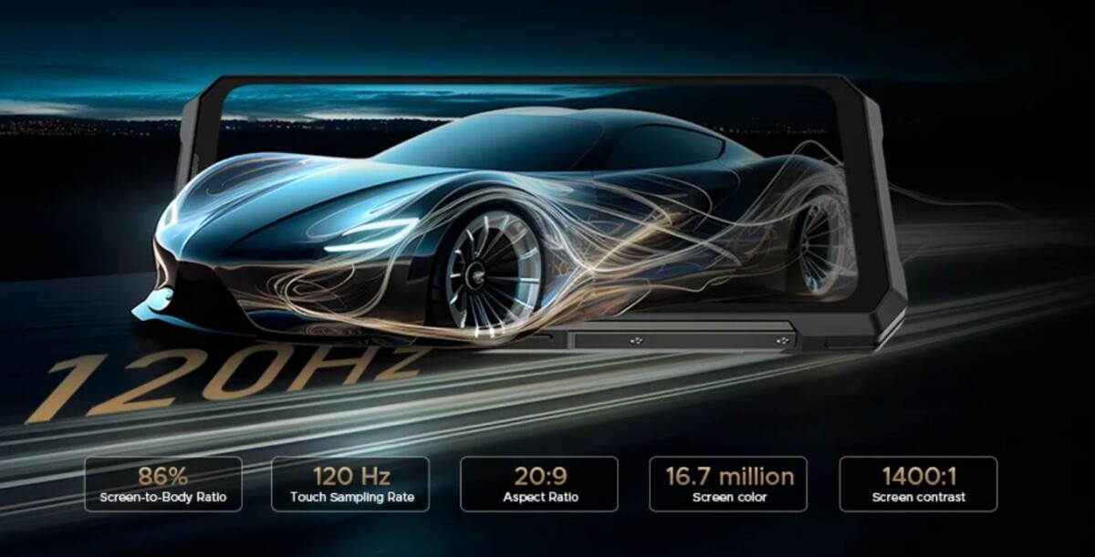 DOOGEE Fire 6 Max kijelző