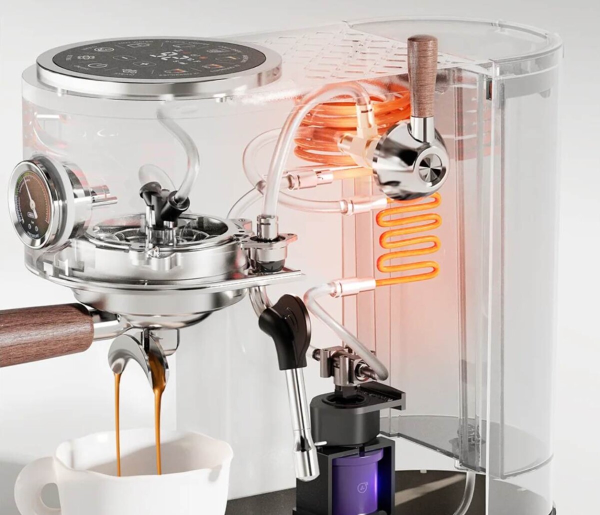 HiBREW H13 kávéfőző dupla fűtés