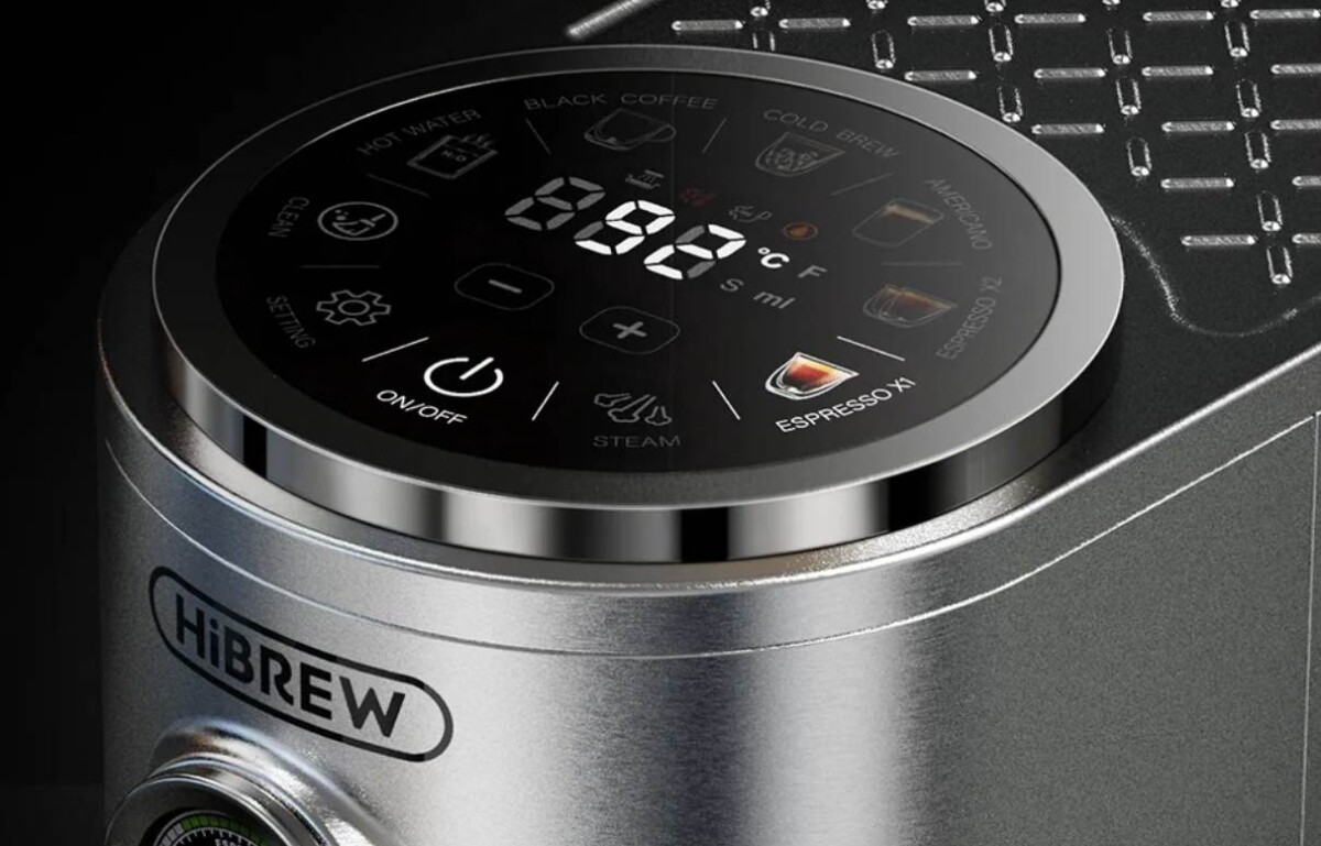 HiBREW H13 kávéfőző kijelző