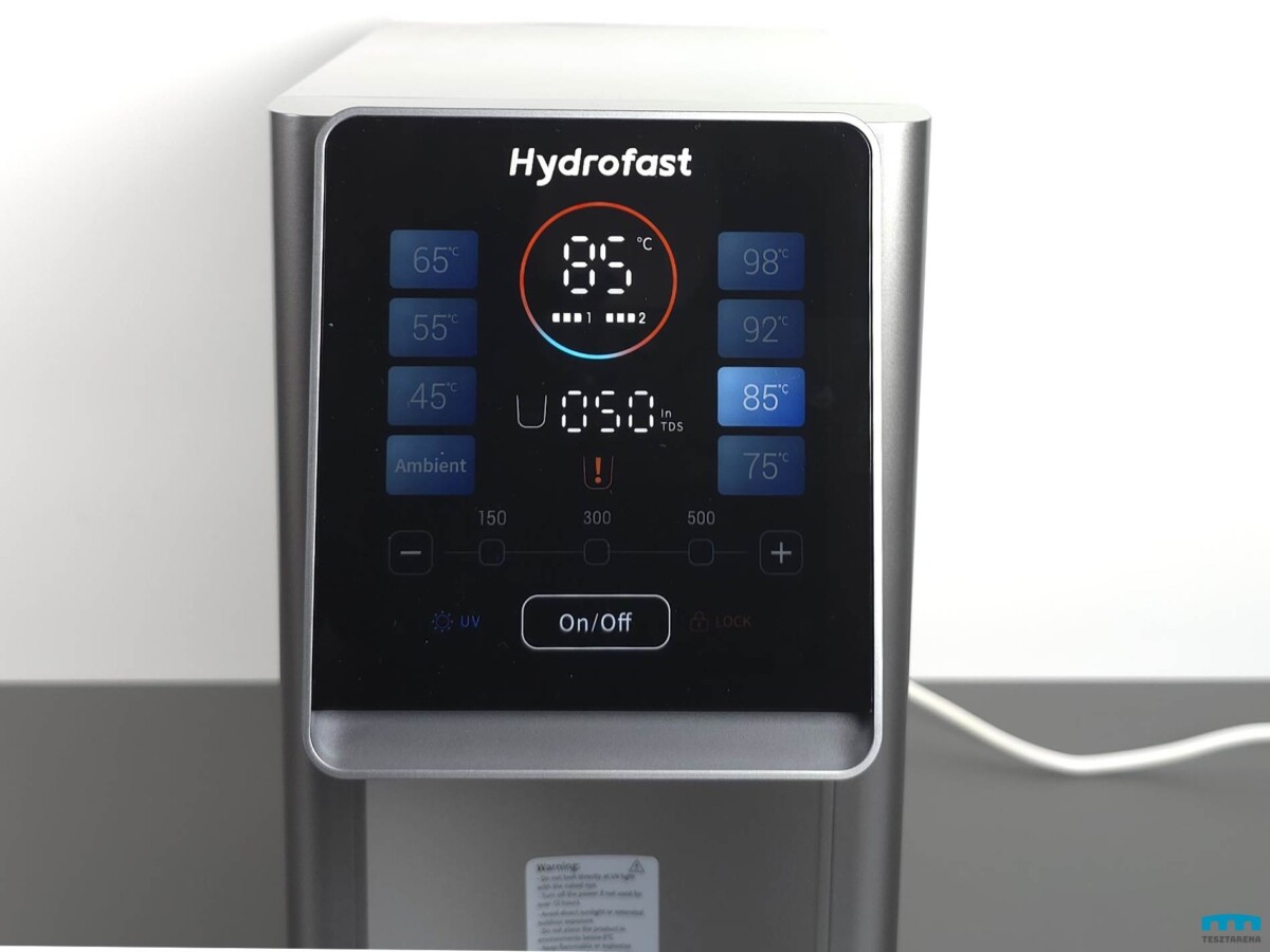 Hydrofast W100 professzionális víztisztító