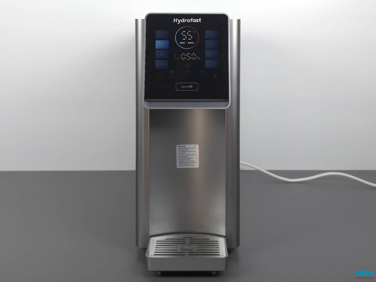 Hydrofast W100 professzionális víztisztító szemből