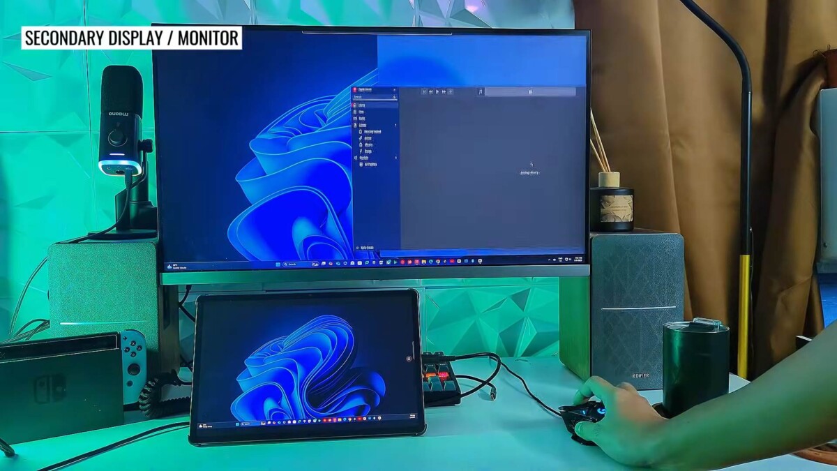 Lenovo Xiaoxin Pad Pro 2025 tablet mint kijelző