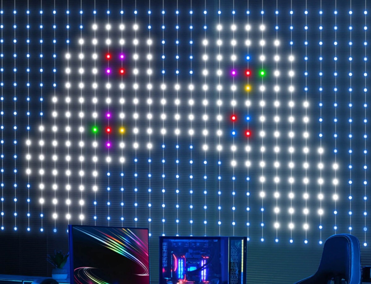 Okos RGB LED függöny