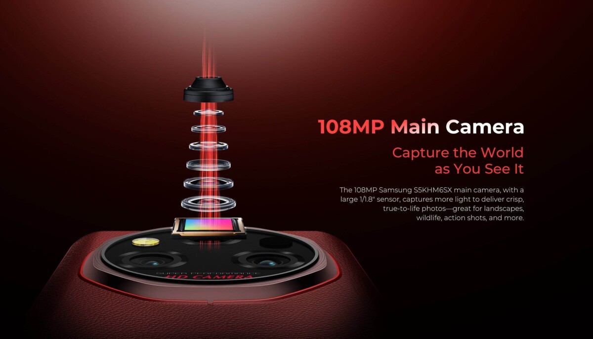 Oukitel WP210 kamerák