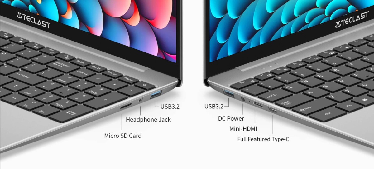 TECLAST F16 Pro bemenetek