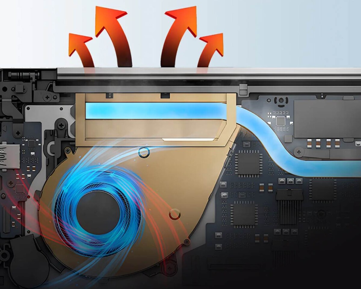 Teclast F17 Plus laptop hűtés