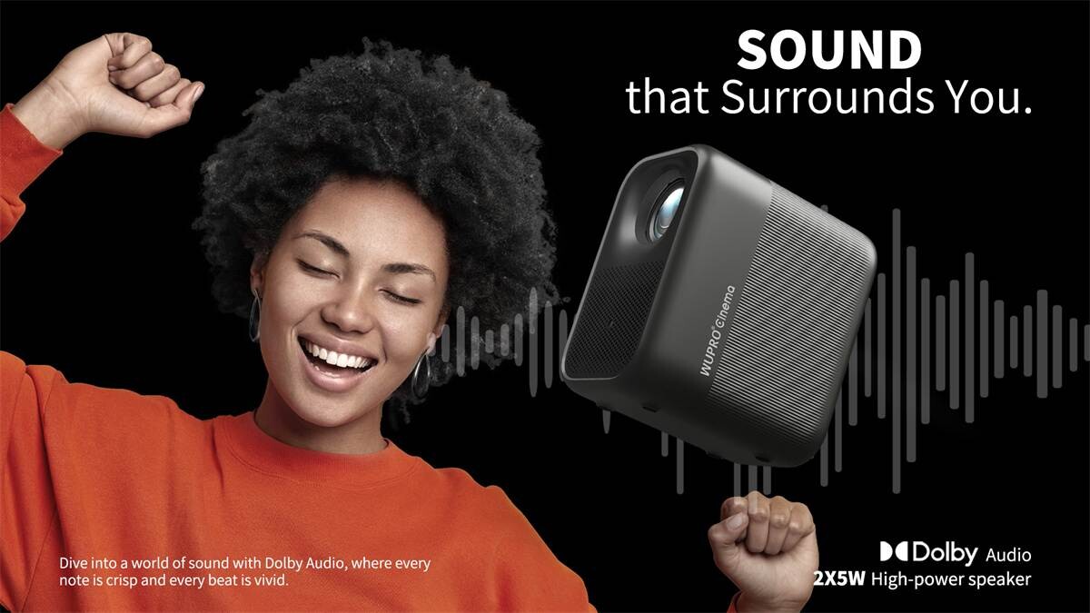 WUPRO Cinema G1 projektor hangszórók