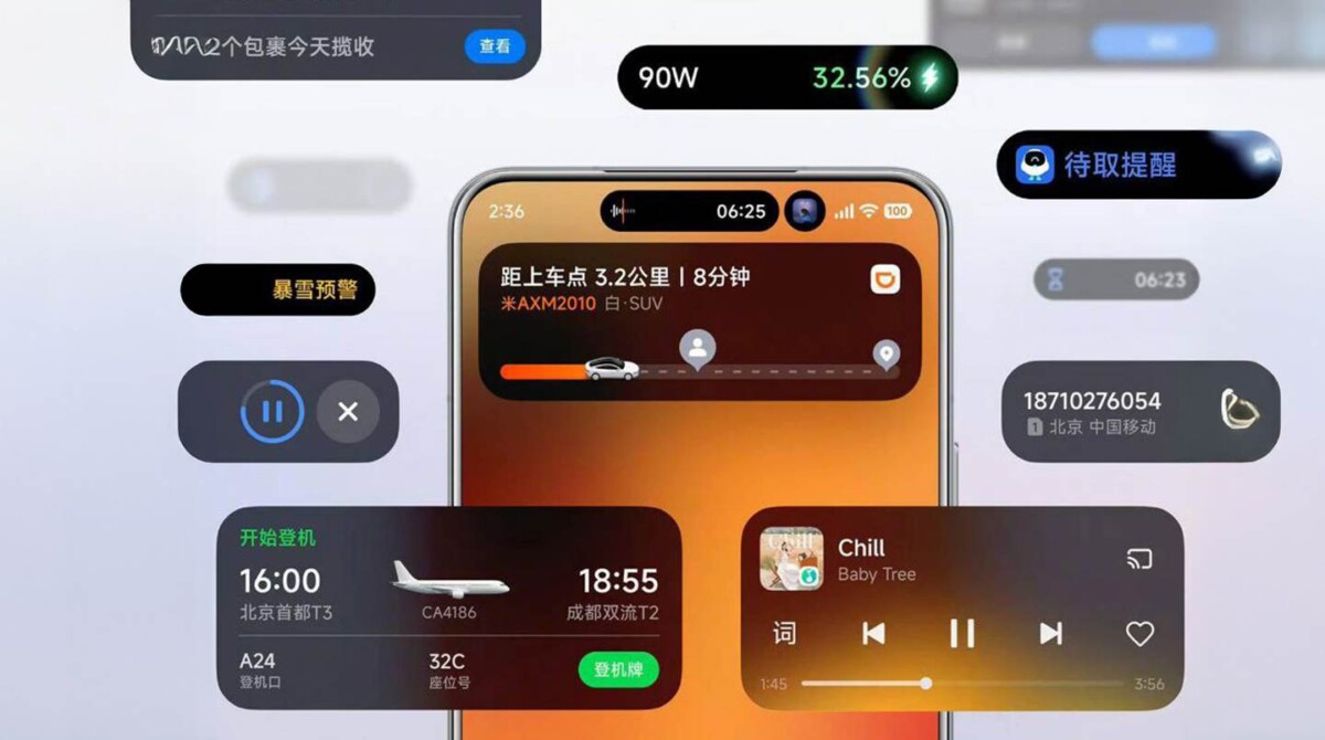 Xiaomi HyperOS 3 Super Island