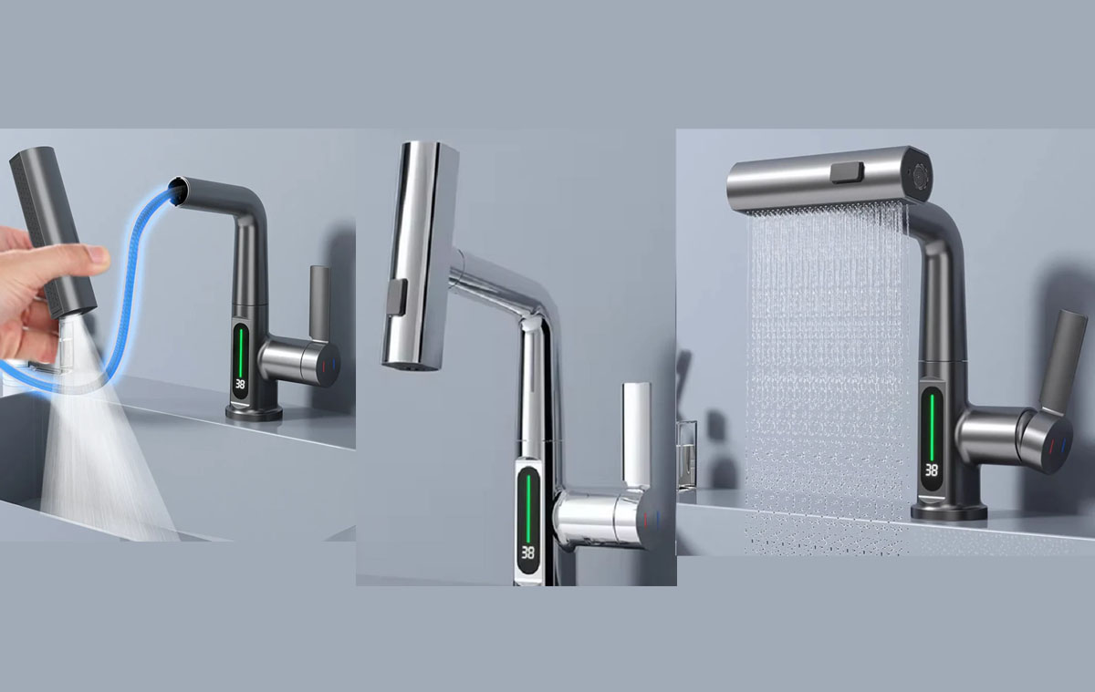 Az olcsó luxus csaptelep sok funkcióval