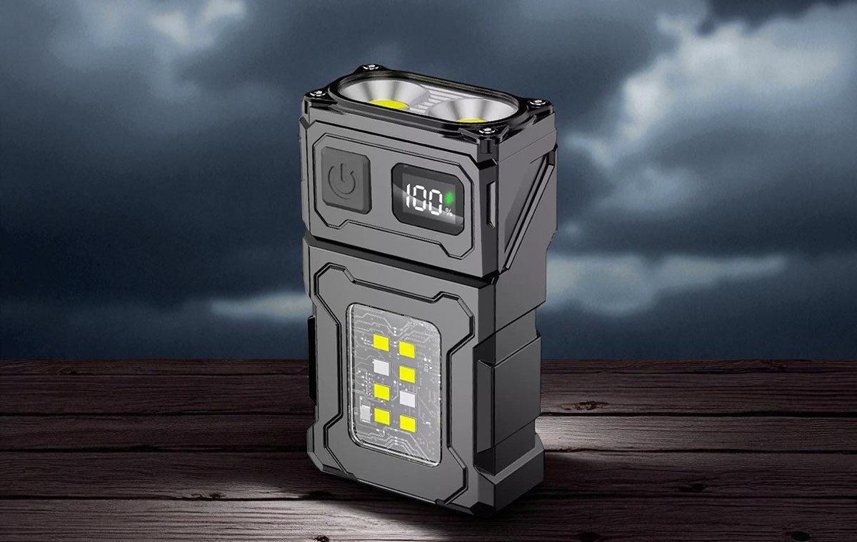 Ez nem csak egy egyszerű zseblámpa, hanem egy sokfunkciós, hordható világítás