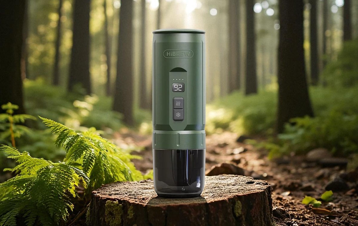 HiBREW H4C hordozható, akkumulátoros kávéfőző - kávéházi minőségű kávék bárhol