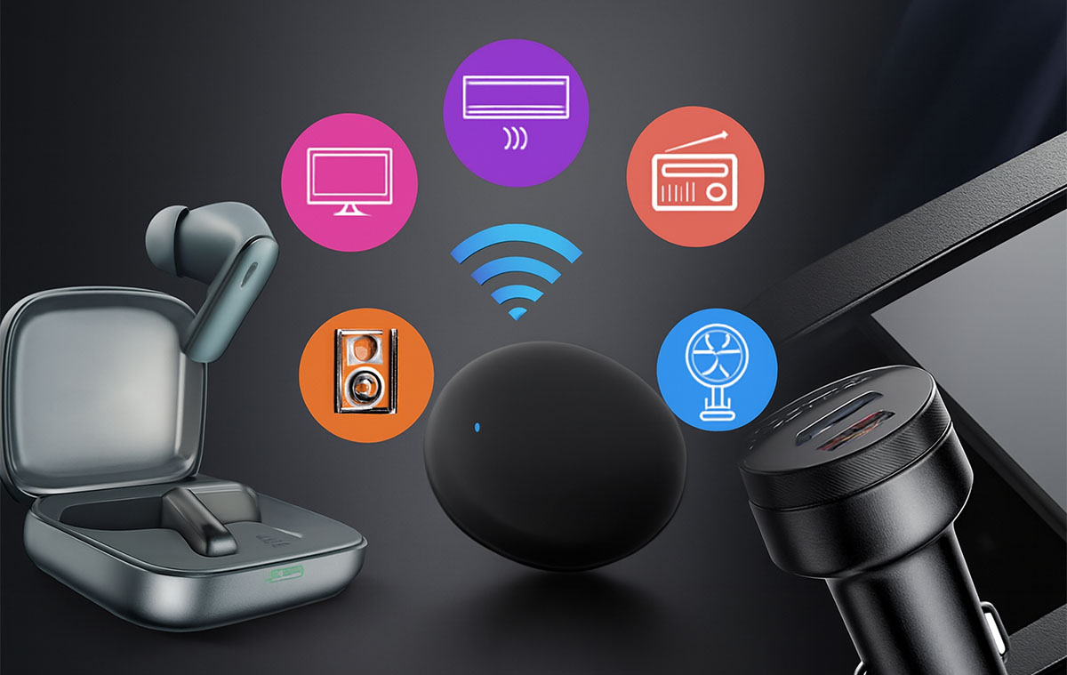 Itt van álmaid felsőkategóriás olcsó, okos fülhallgatója, egy 100W autós töltő és egy univerzális okos távirányító