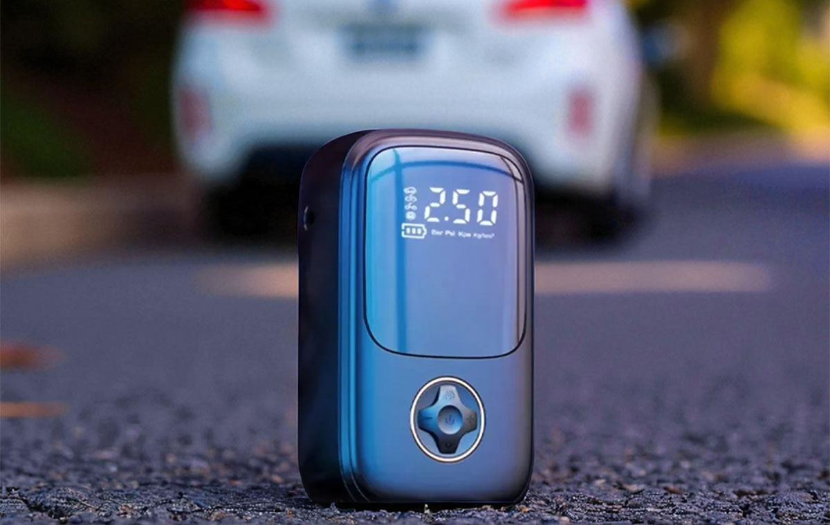 Szuperolcsó vezetéknélküli, akkumulátoros pumpa az autódhoz, bringádhoz, rolleredhez