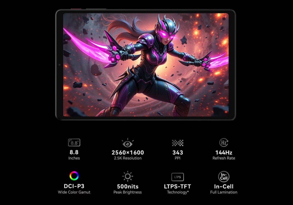 ALLDOCUBE iPlay 70 mini Ultra kijelző