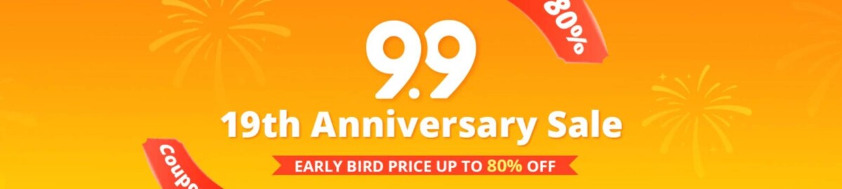 Banggood webáruház szülinap