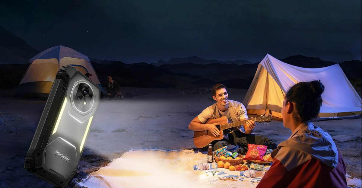 Blackview XPLORE 2 hátlapi LED lámpa