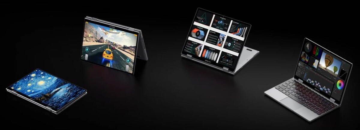 CHUWI MiniBook X használati módok