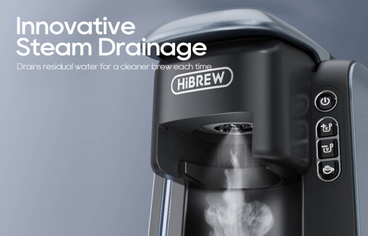 HiBREW H6 kávéfőző automatikus tisztítás