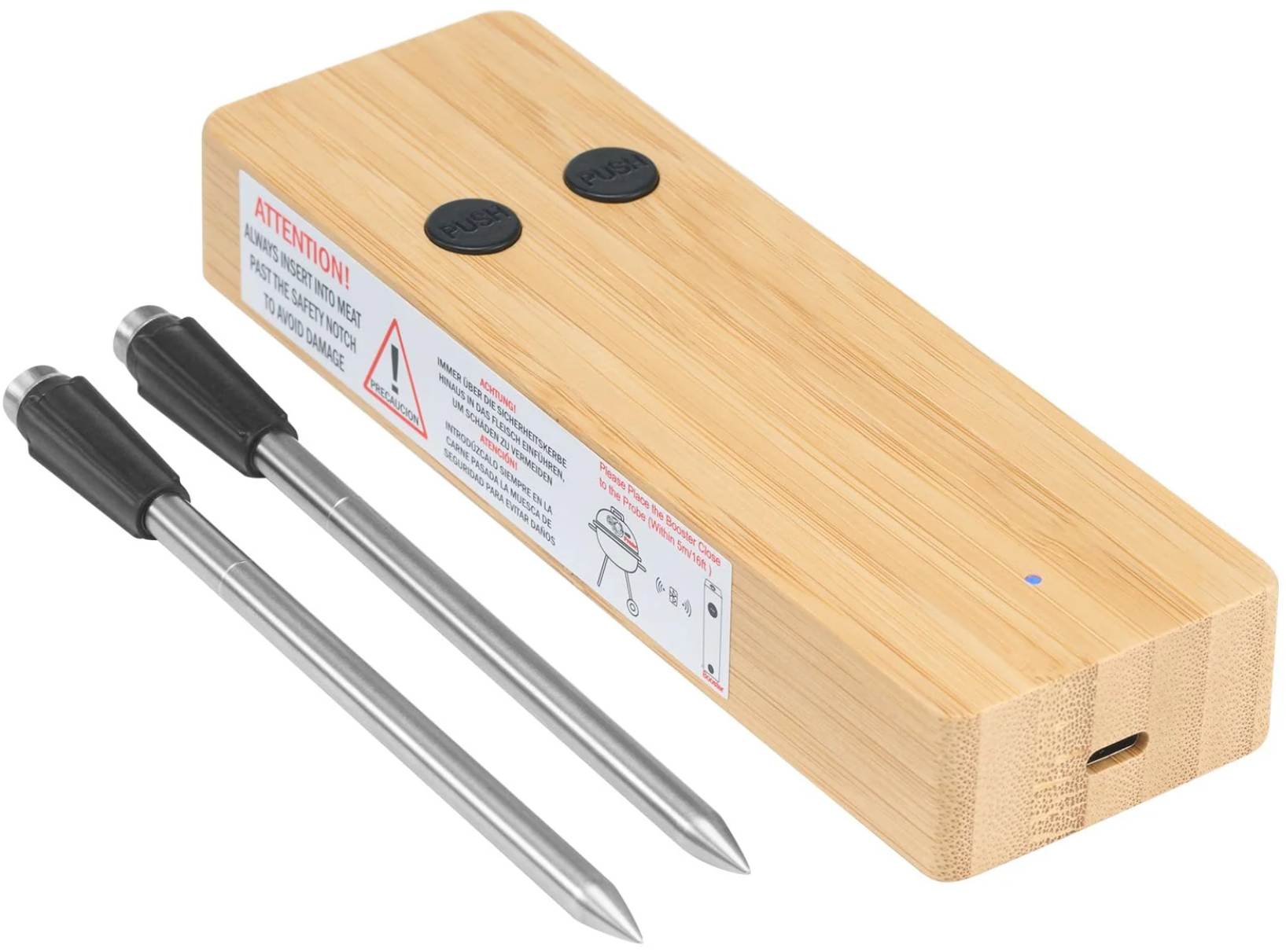 Okos hús hőmérő dupla