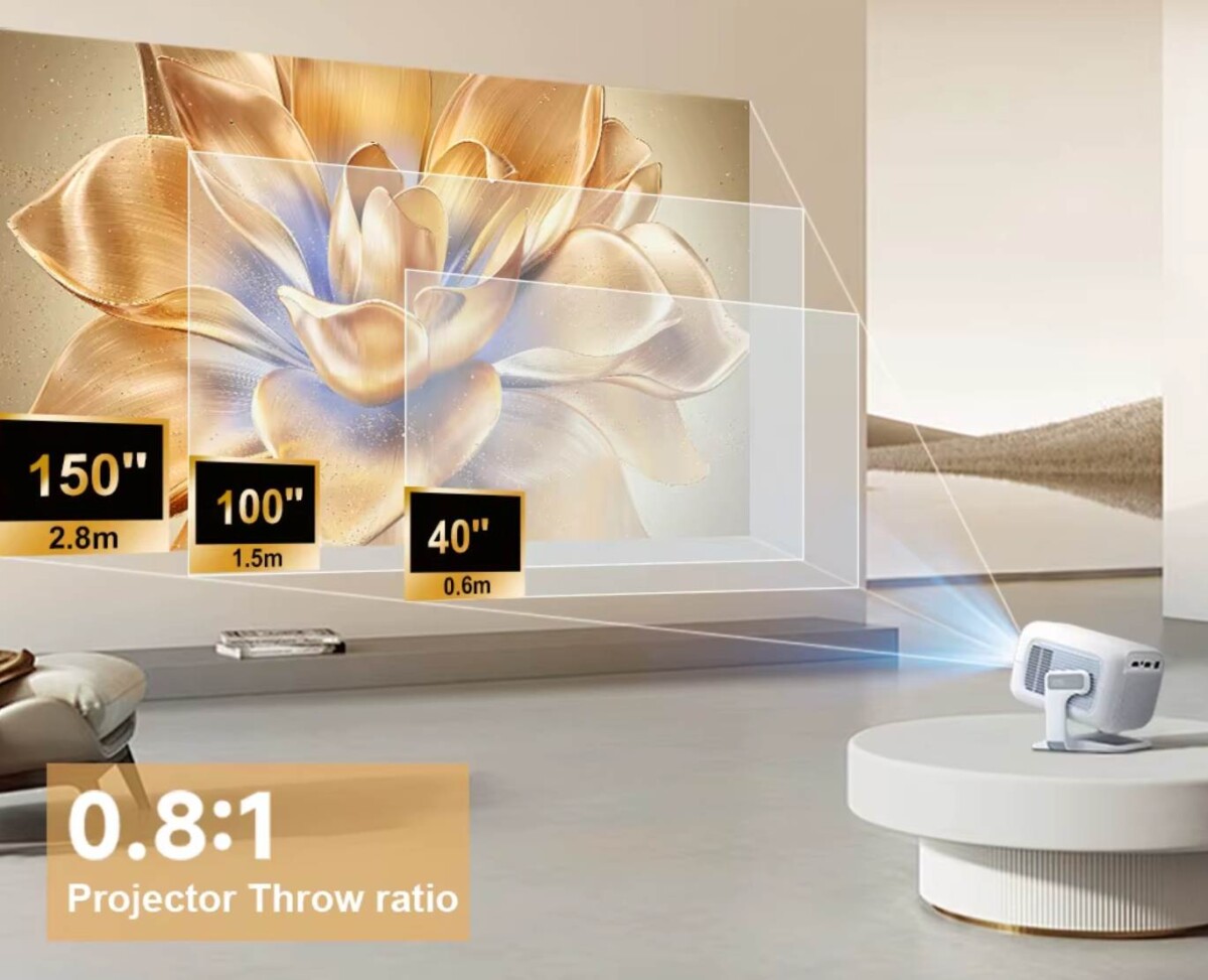 PROGAGA PG370 projektor képméret