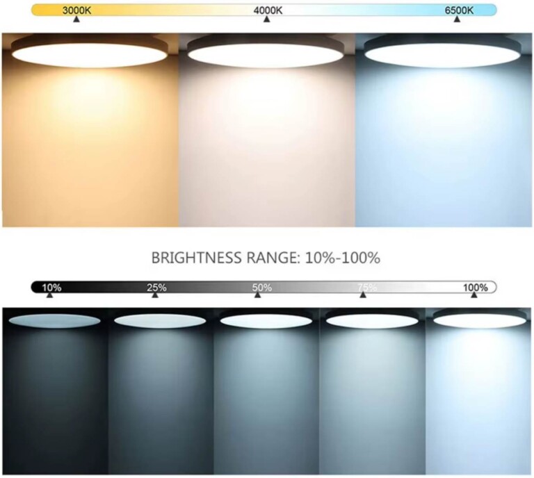 RGB lámpa állítható fényerővel