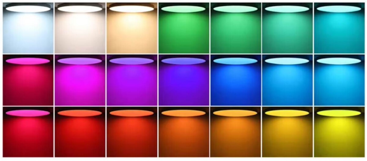 RGB lámpa színes fények