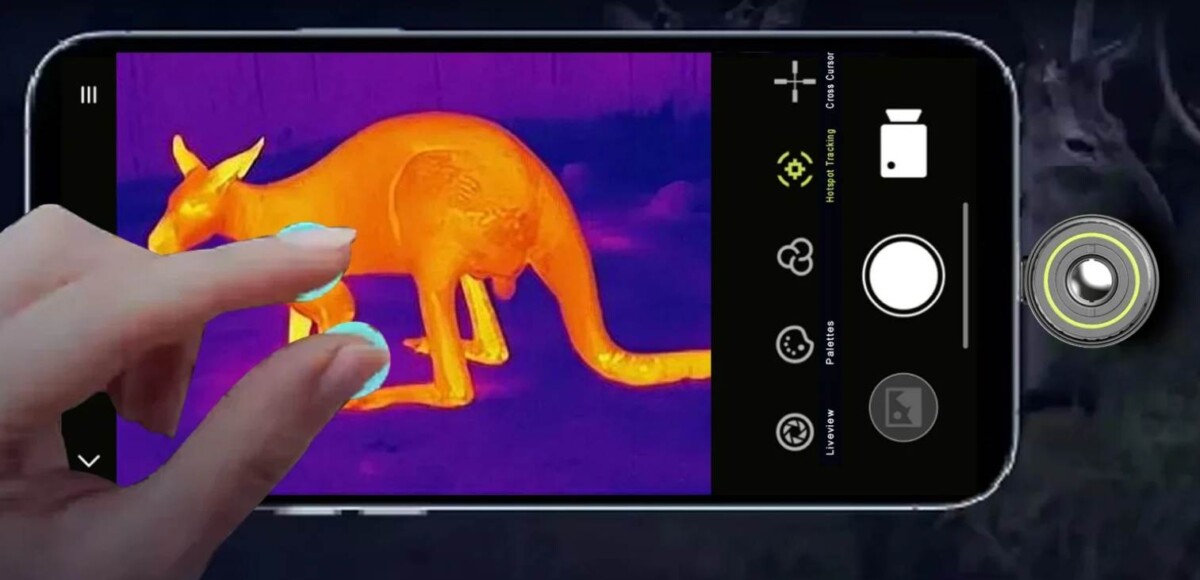 TOOLTOP M7 hőkamera telefonhoz zoom