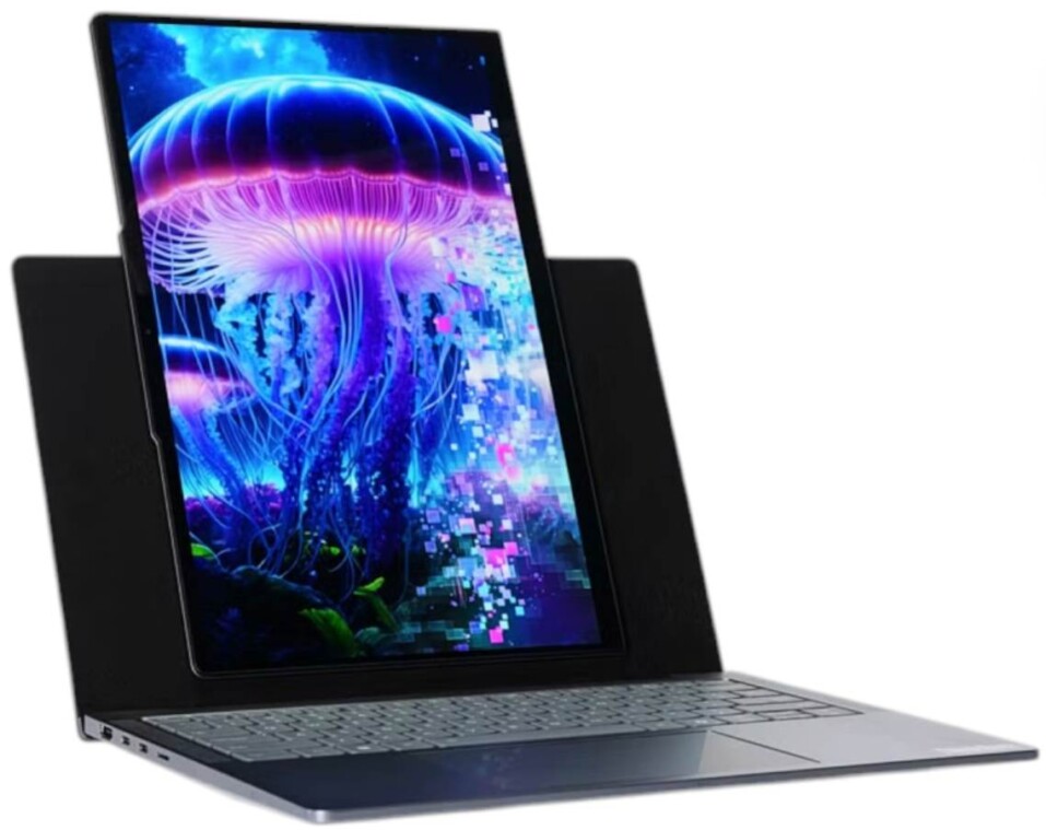 ThinkBook VertiFlex Concept álló nézetben