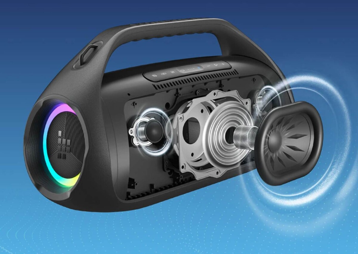 Tronsmart Bang 2 bluetooth hangszóró hangrendszere