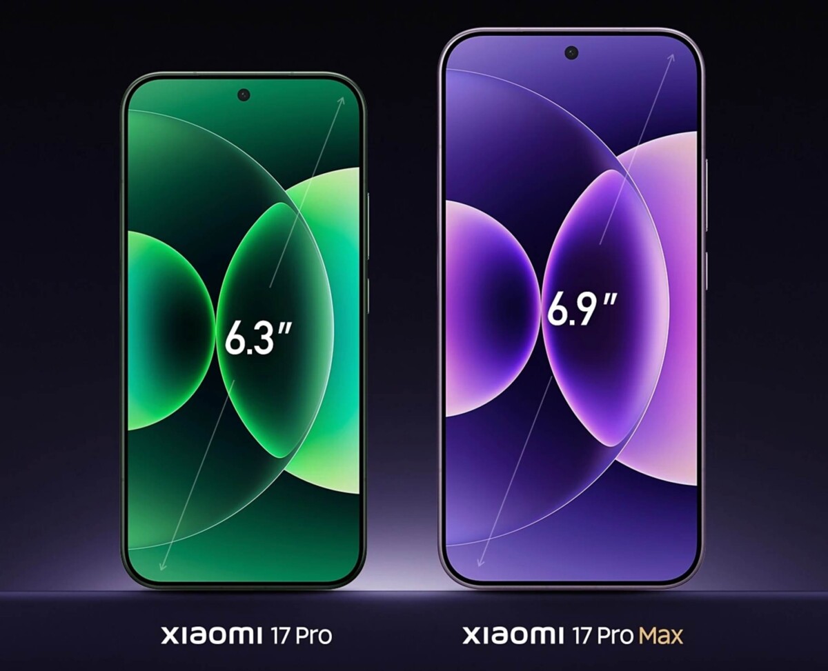Xiaomi 17 Pro és Pro Max kijelző méret