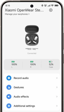 Xiaomi OpenWear Stereo Pro alkalmazás