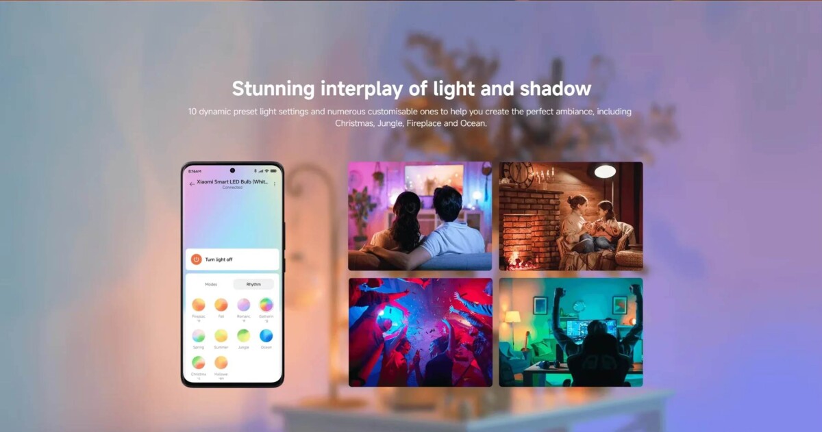 Xiaomi Smart LED Bulb effektek
