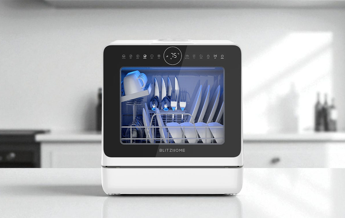 BlitzHome BH-4-CDW kompakt mosogatógép