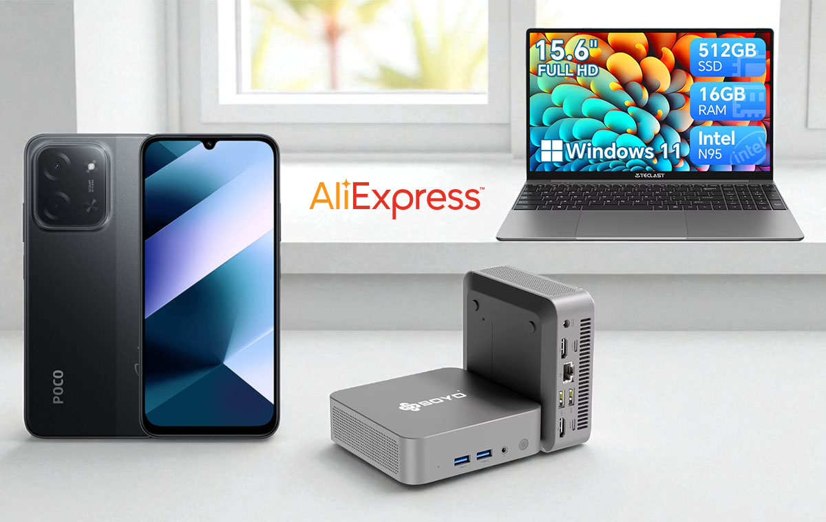 Elkezdődött! Masszív leárazások: AliExpress, laptop, mini PC és Xiaomi telefon