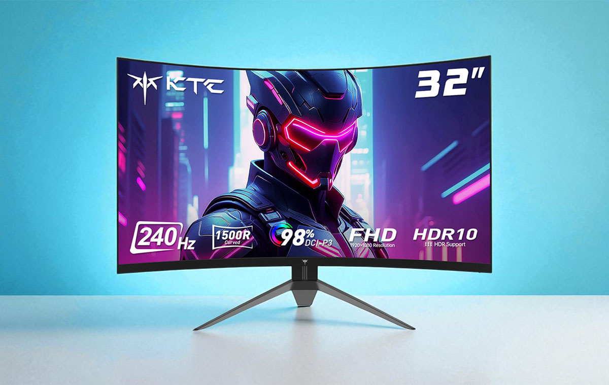 Gigantikus, 32" méretű 240Hz-es monitor pici árral
