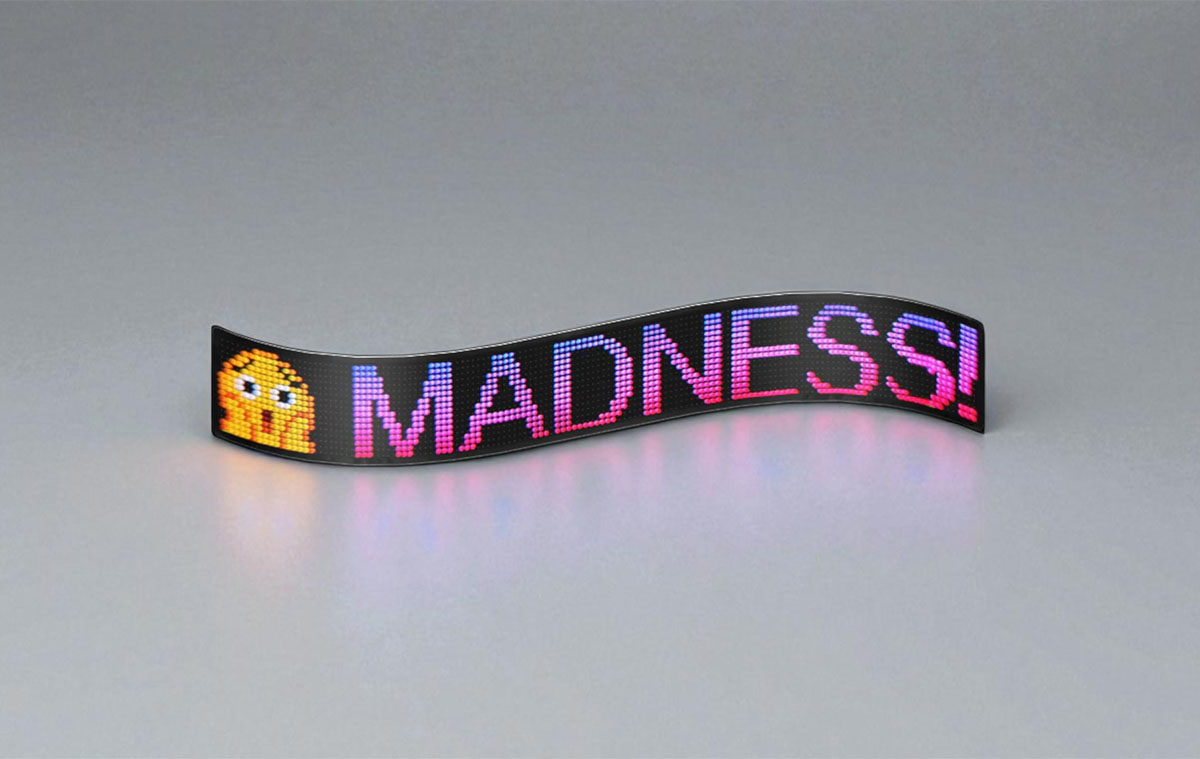 Gigantikus, nagyobb, mint 1 méteres okos kijelző - bármi megjelenhet rajta