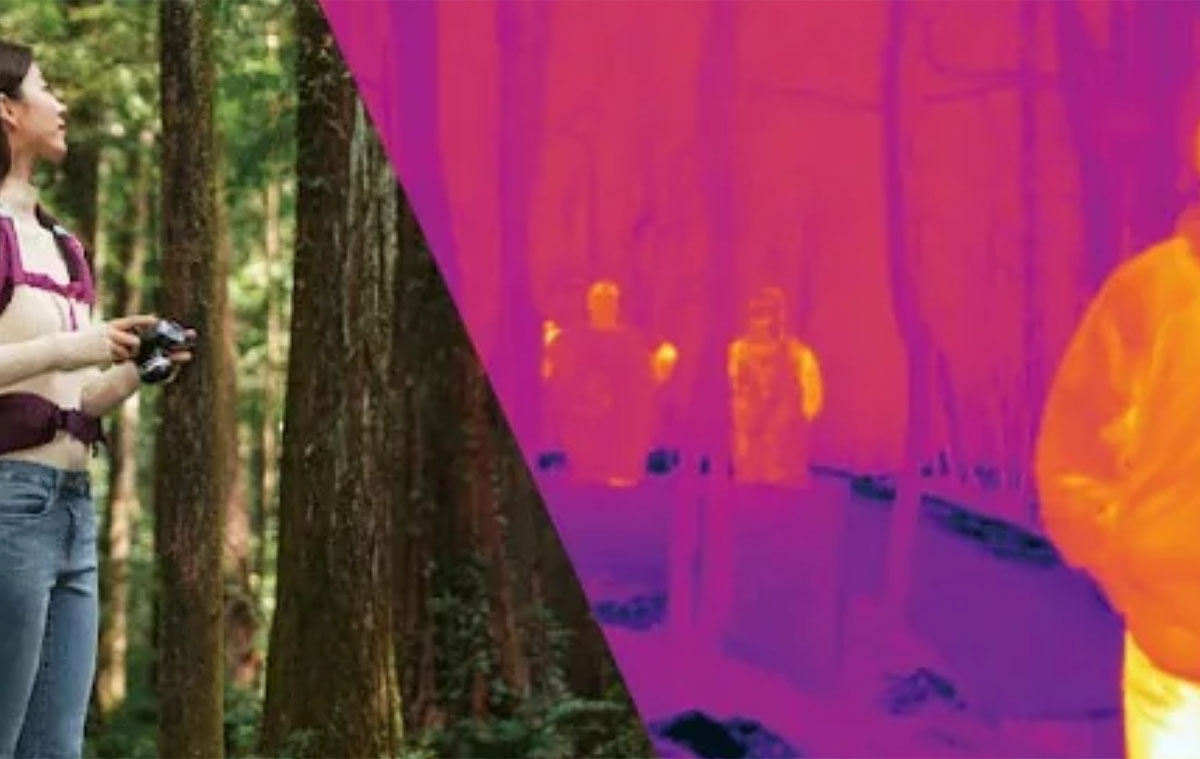 Hőkamera telefonhoz, 800 méter látótávolsággal