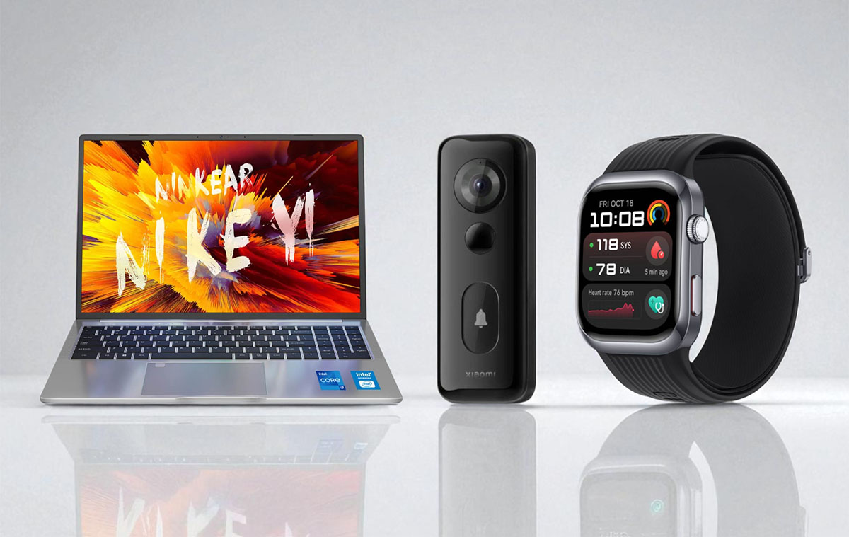 Okos videócsengő a Xiaomi-tól és vérnyomásmérős óra + extrém erős, olcsó laptop