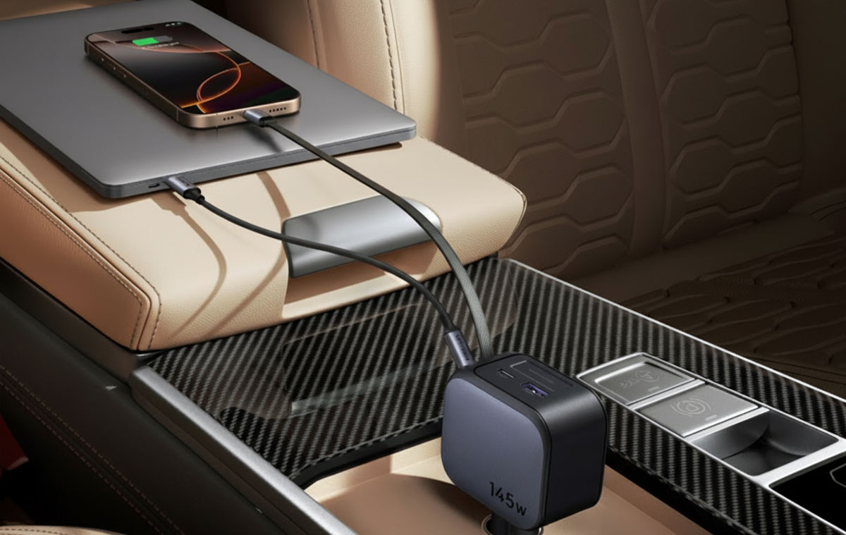 Ultragyors, 100W-os töltés az autóban is