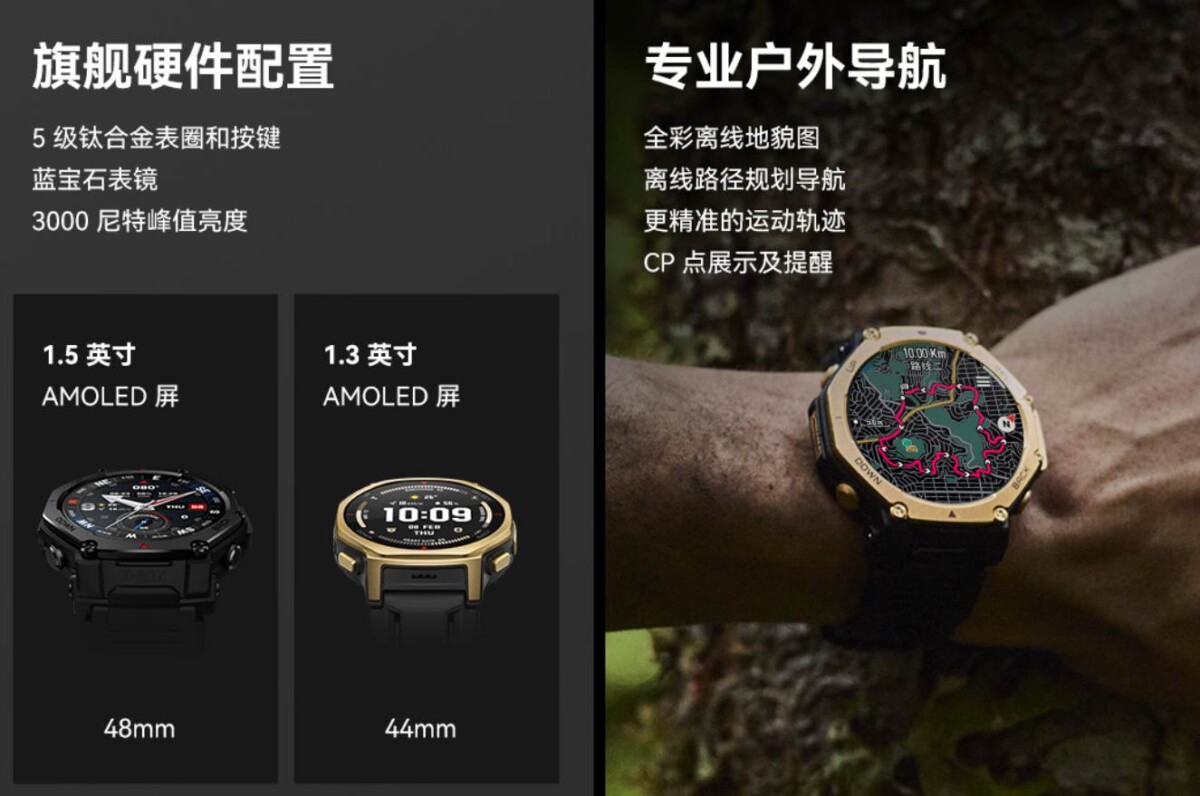 Amazfit T-Rex 3 Pro okosóra