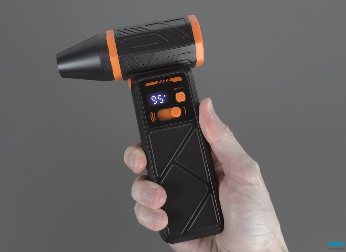 Fiizreal H28 akkumulátoros légfúvó kijelző