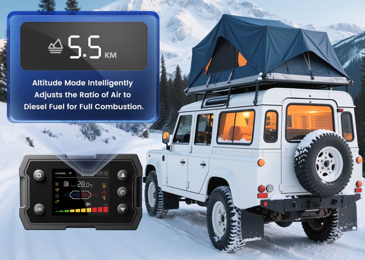 HCALORY TB2S hordozható fűtés